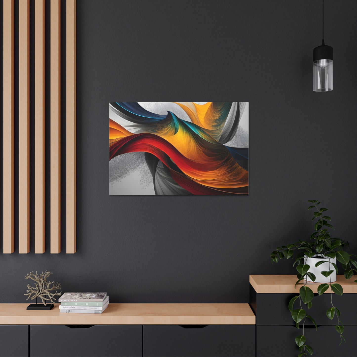 Twilight Serenade: Abstract Wall Décor