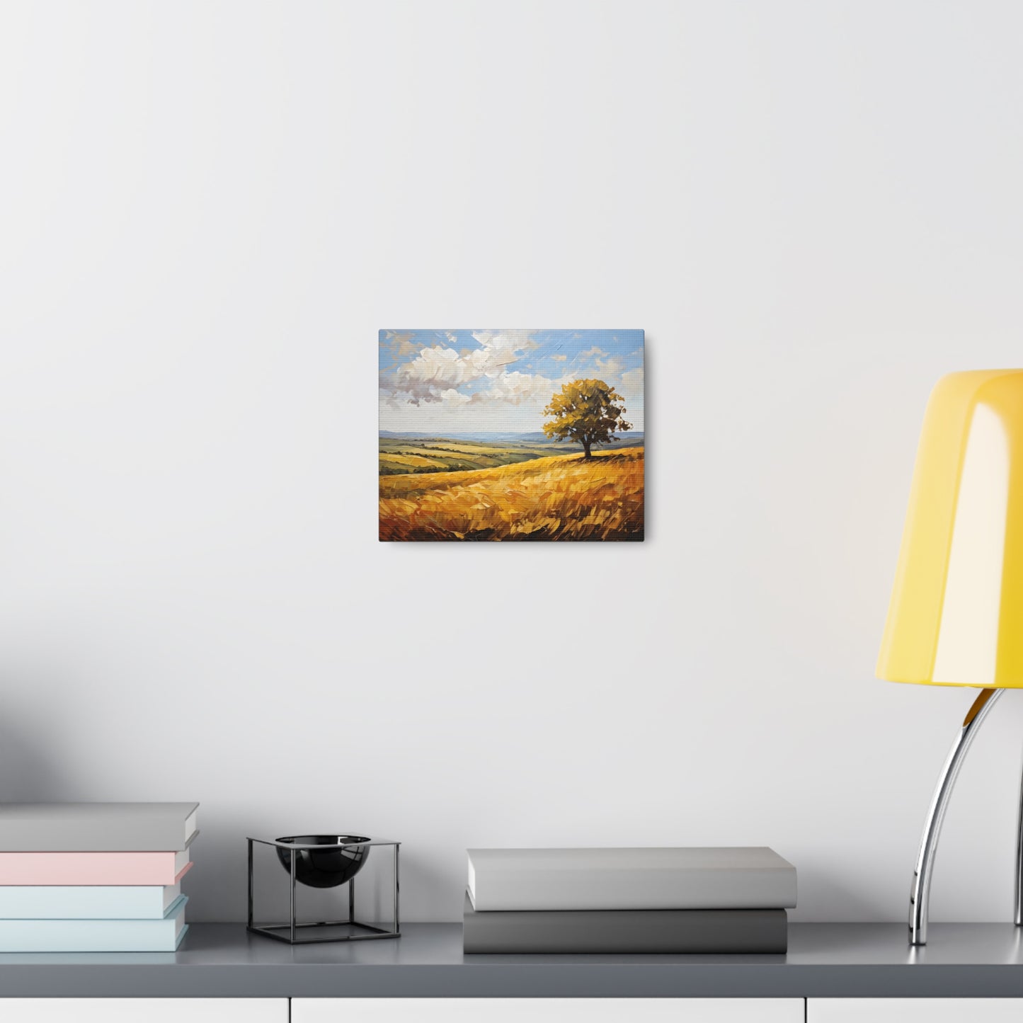 Windblown Meadows: Classic Oil Painting Wall Décor