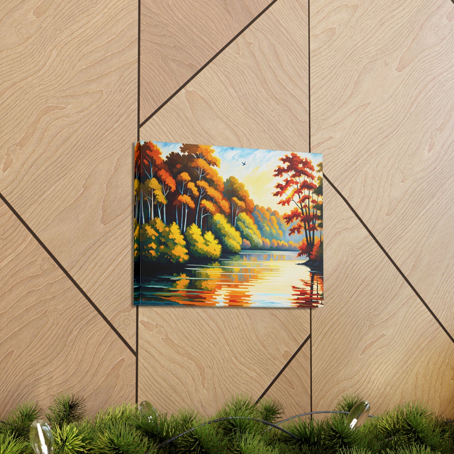 Evening Glow: Classic Oil Painting Wall Décor