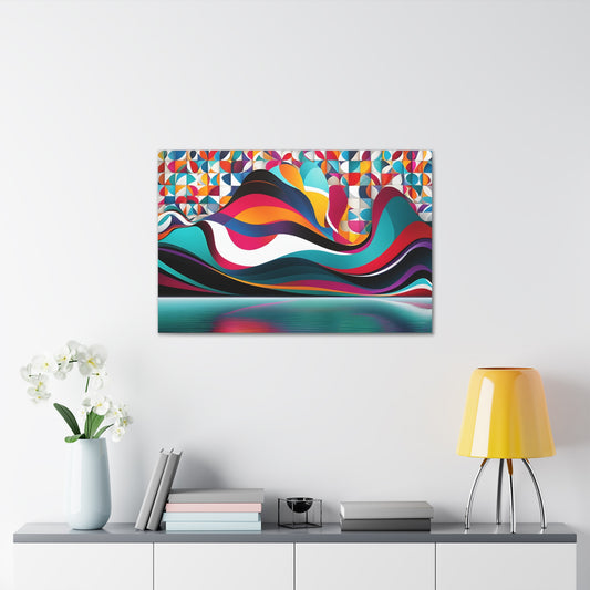 Liquid Reflections: Abstract Wall Décor