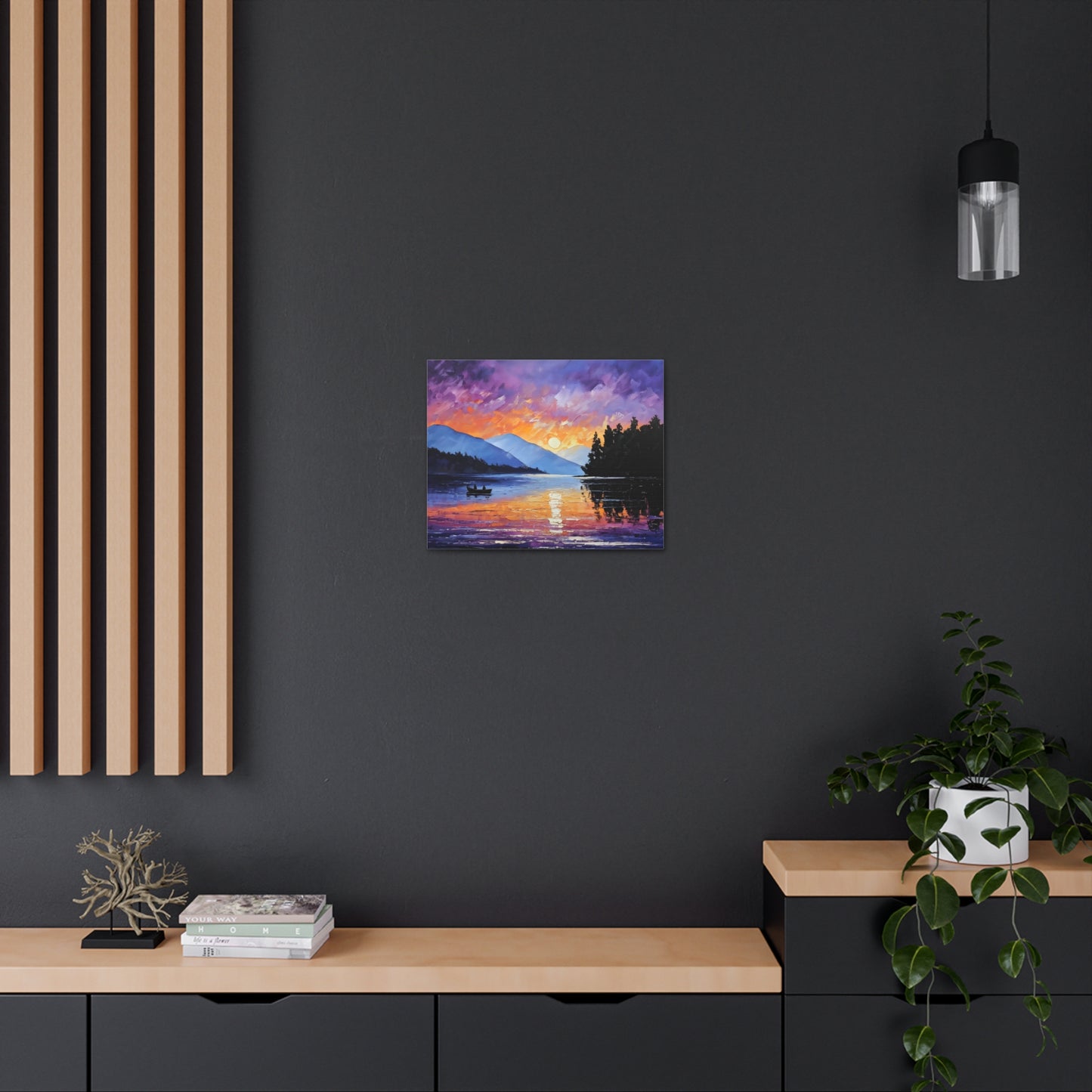 Wilderness Dawn: Classic Oil Painting Wall Décor