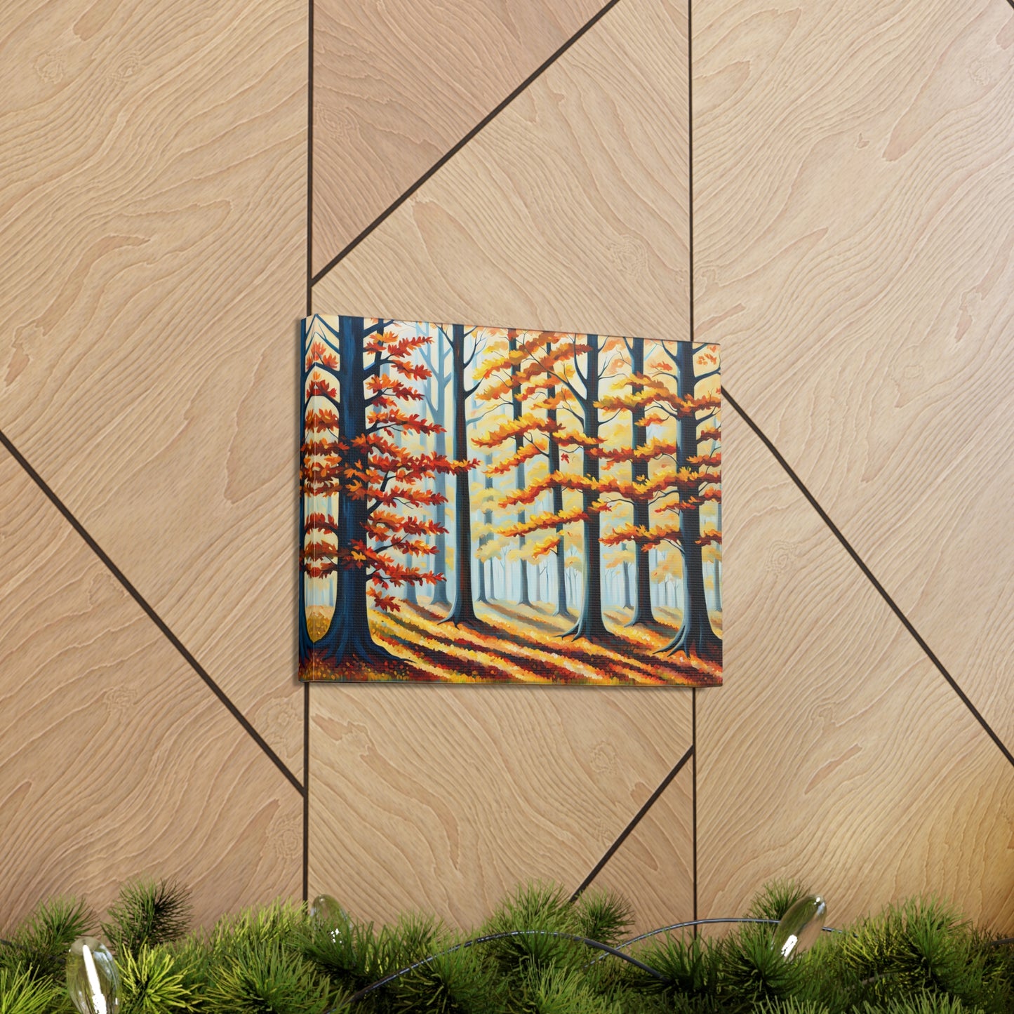 Woodland Trail: Classic Oil Painting Wall Décor