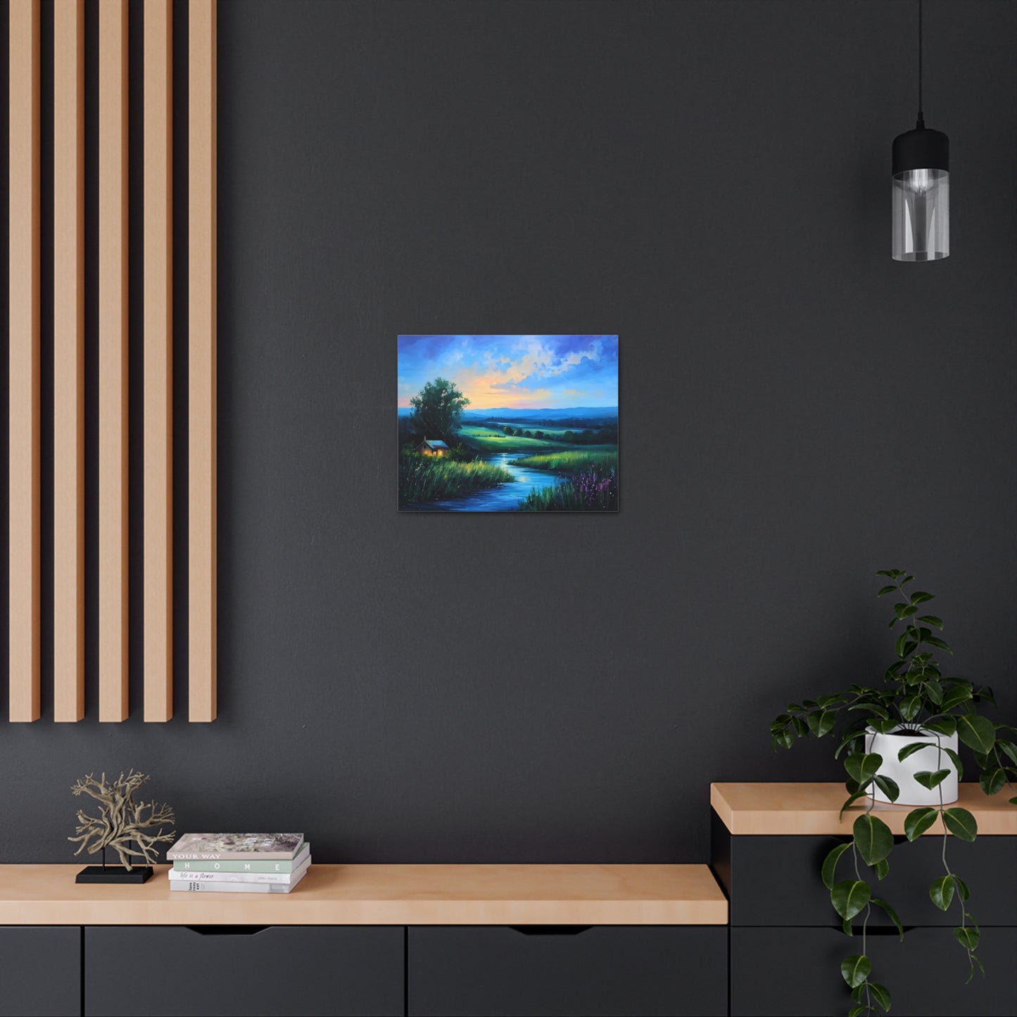 Tranquil Vista: Classic Oil Painting Wall Décor