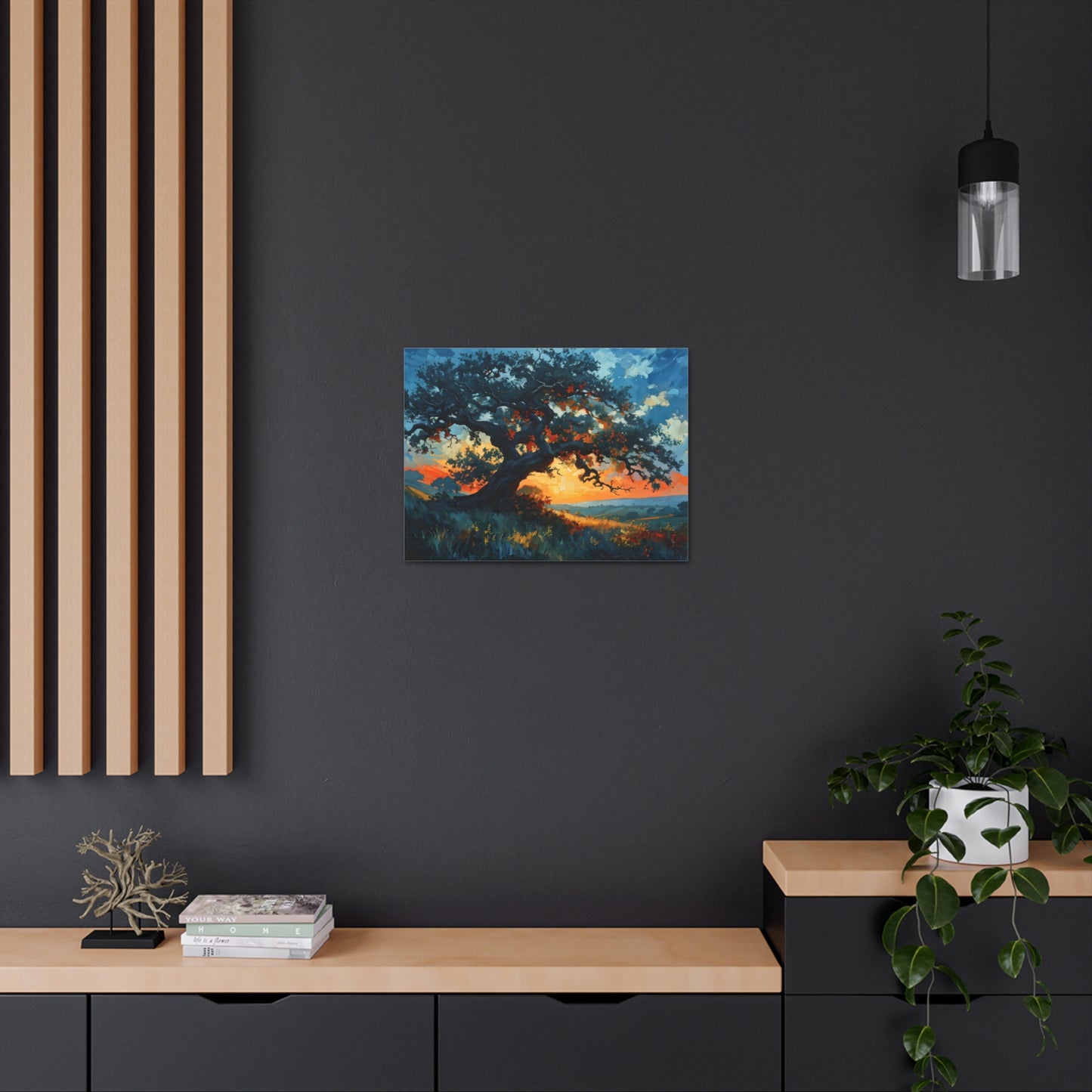 Enchanted Horizon: Classic Oil Painting Wall Décor