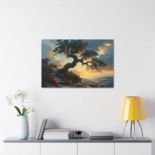 Peaceful Refuge: Classic Oil Painting Wall Décor