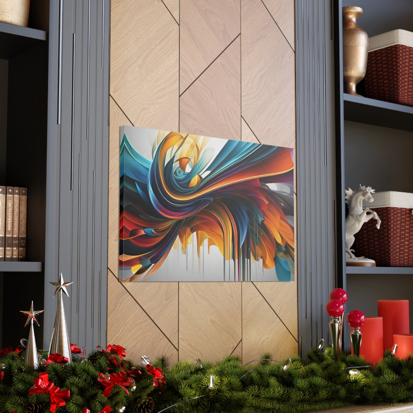 Cosmic Threads: Abstract Wall Décor