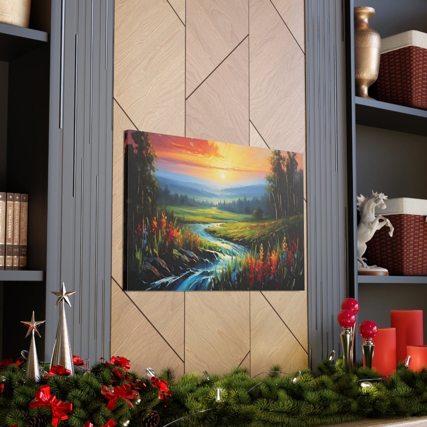 Radiant View: Classic Oil Painting Wall Décor