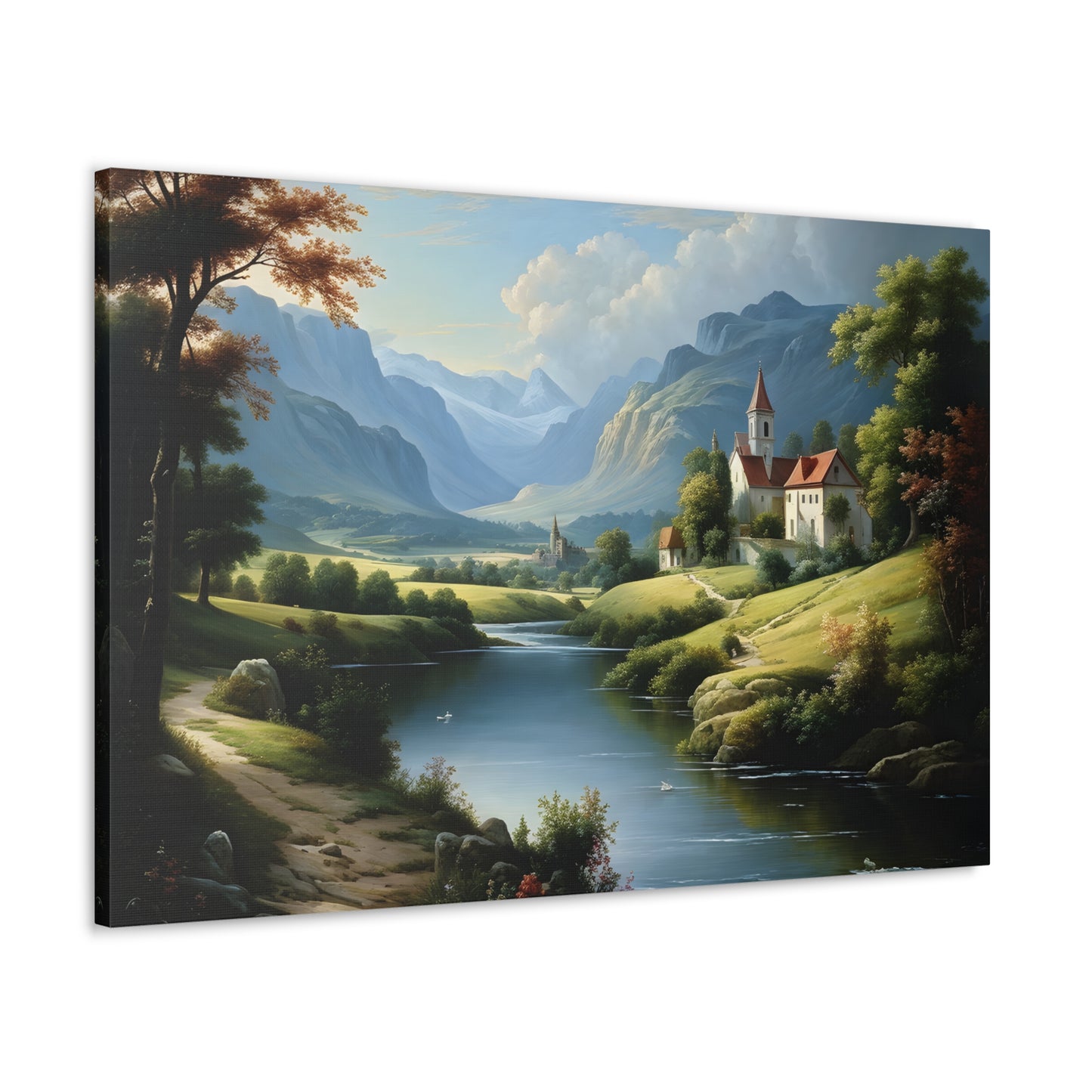 Endless Hills: Classic Oil Painting Wall Décor