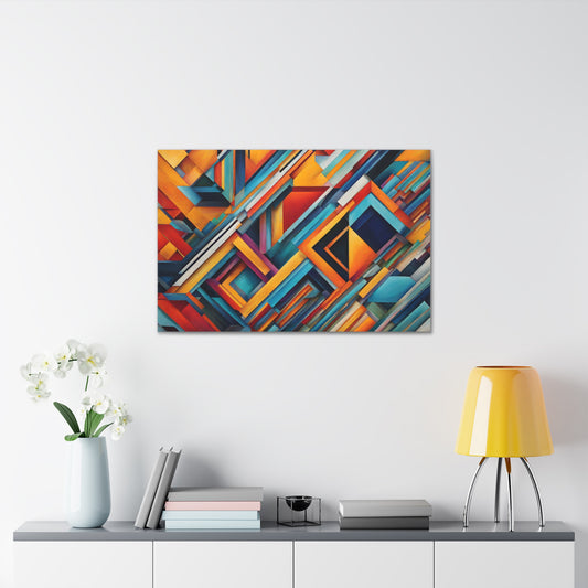 Chromatic Mist: Abstract Wall Décor