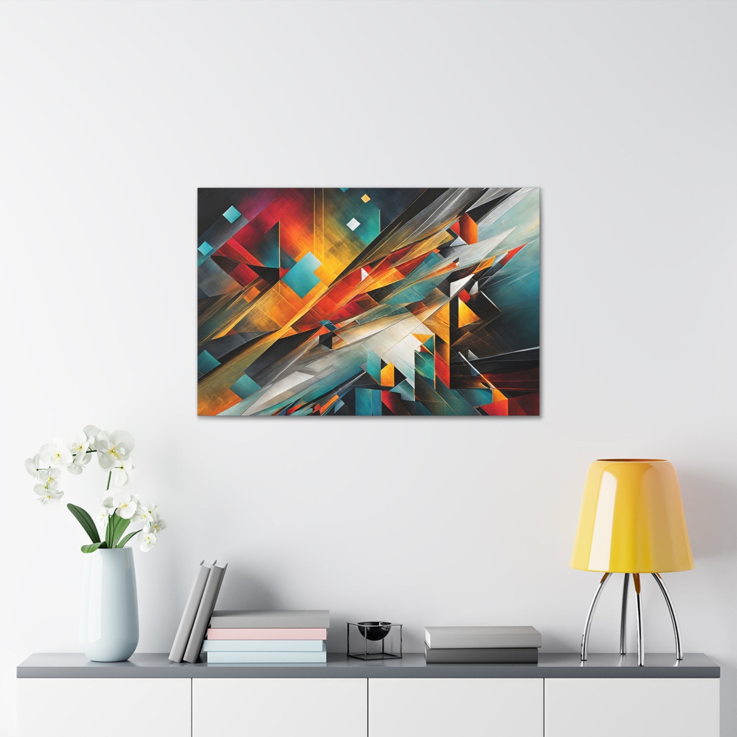 Starlit Pathways: Abstract Wall Décor