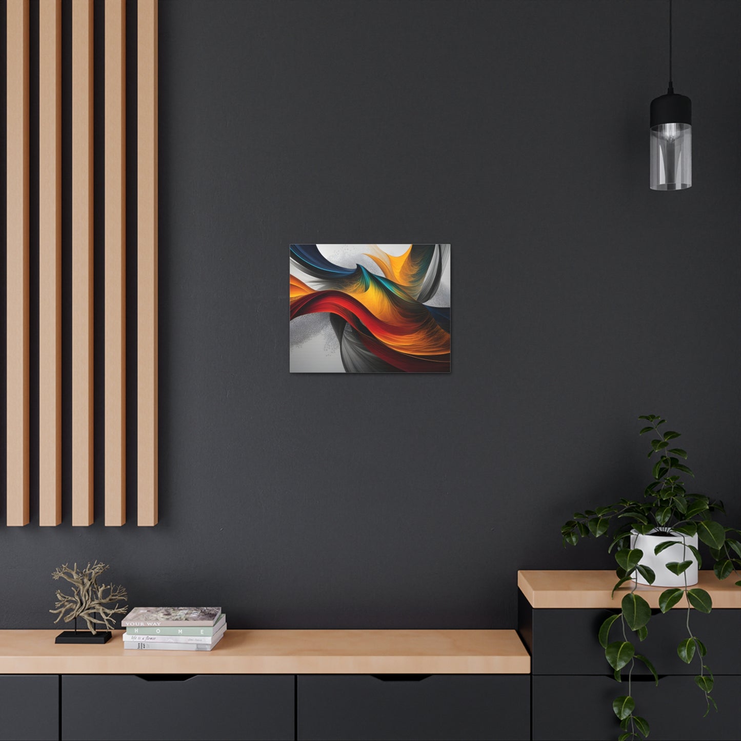 Twilight Serenade: Abstract Wall Décor