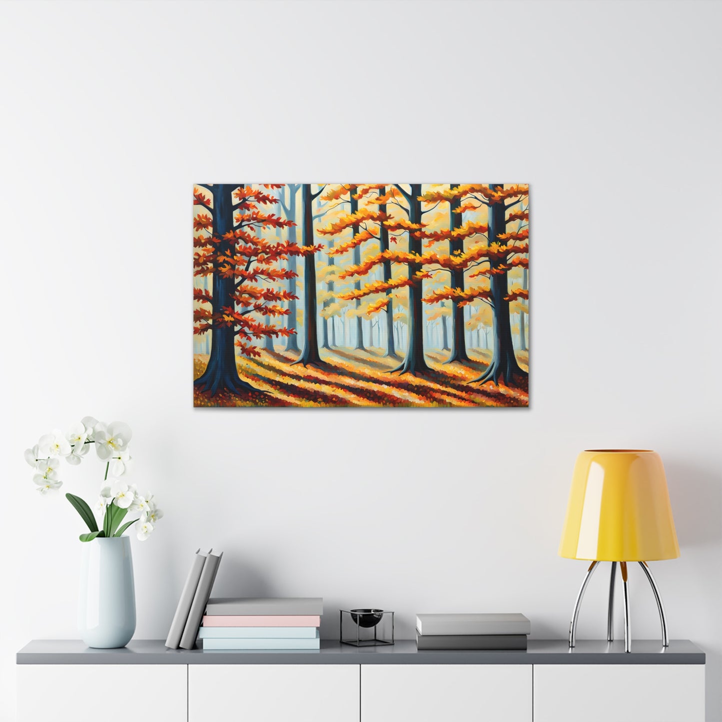 Woodland Trail: Classic Oil Painting Wall Décor