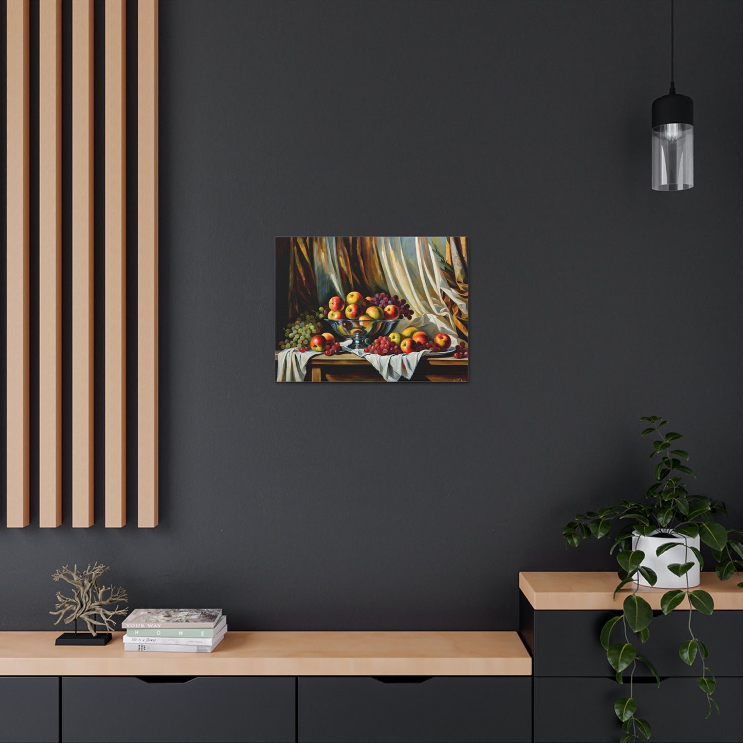 Calming Table: Classic Oil Painting Wall Décor