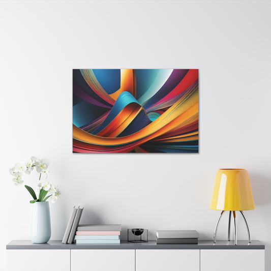 Etheric Waves: Abstract Wall Décor