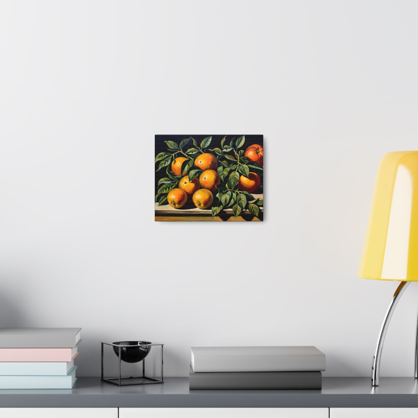 Lush Citrus: Classic Oil Painting Wall Décor