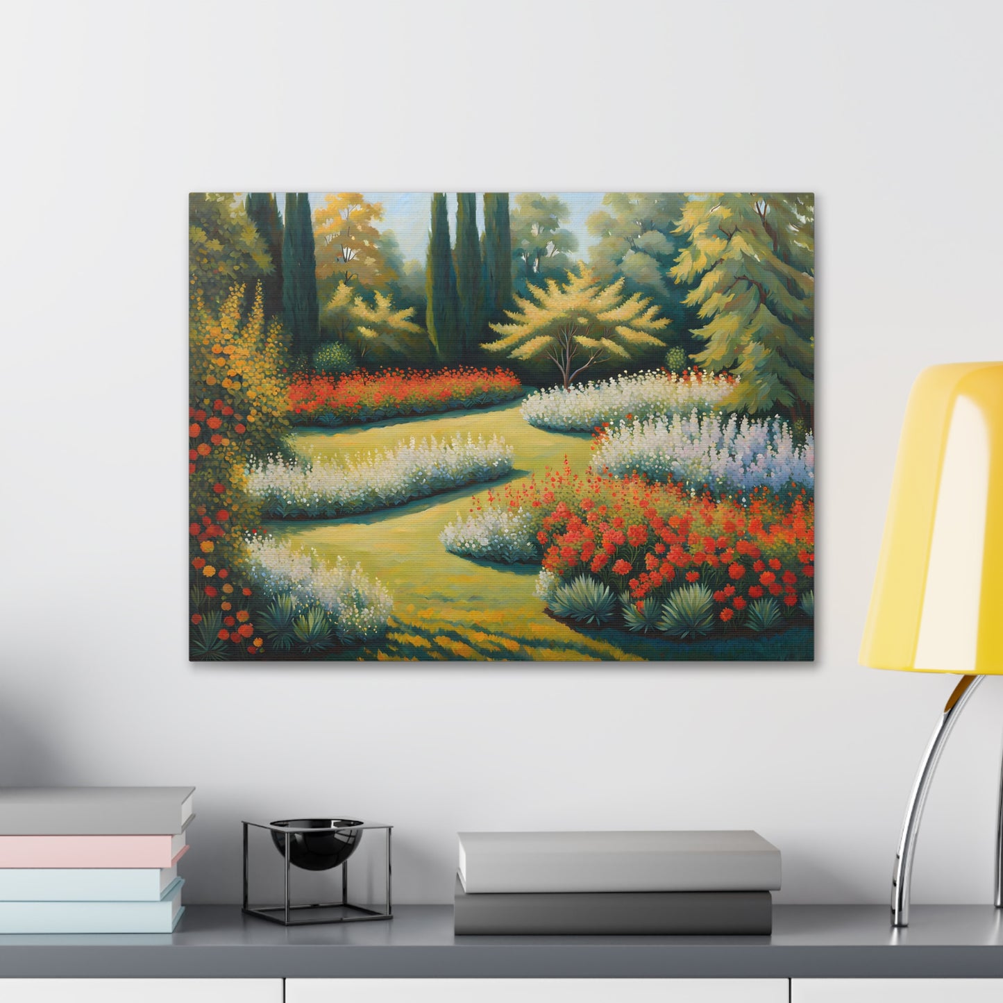 Serenity Path: Classic Oil Painting Wall Décor