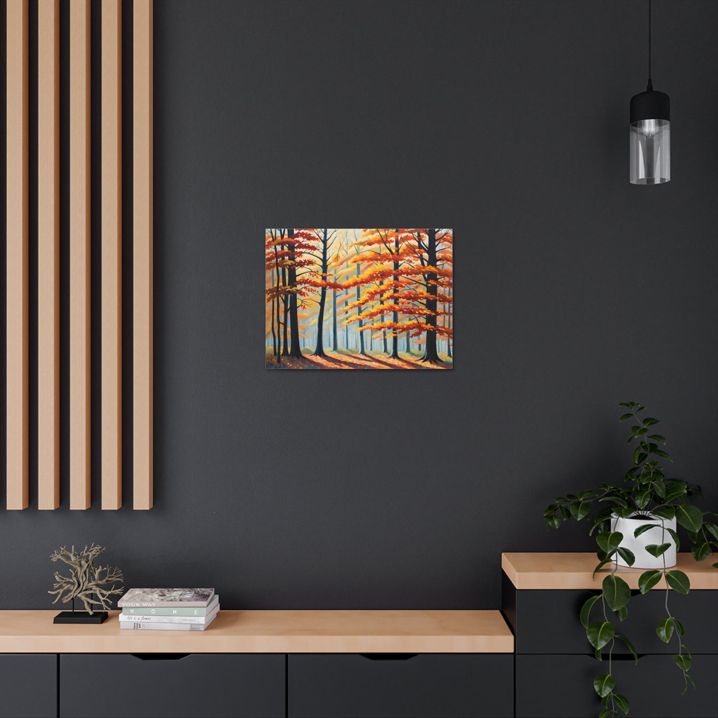 Autumn Hues: Classic Oil Painting Wall Décor