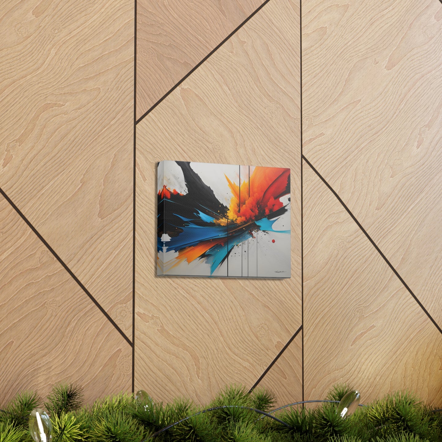 Harmony's Edge: Abstract Wall Décor