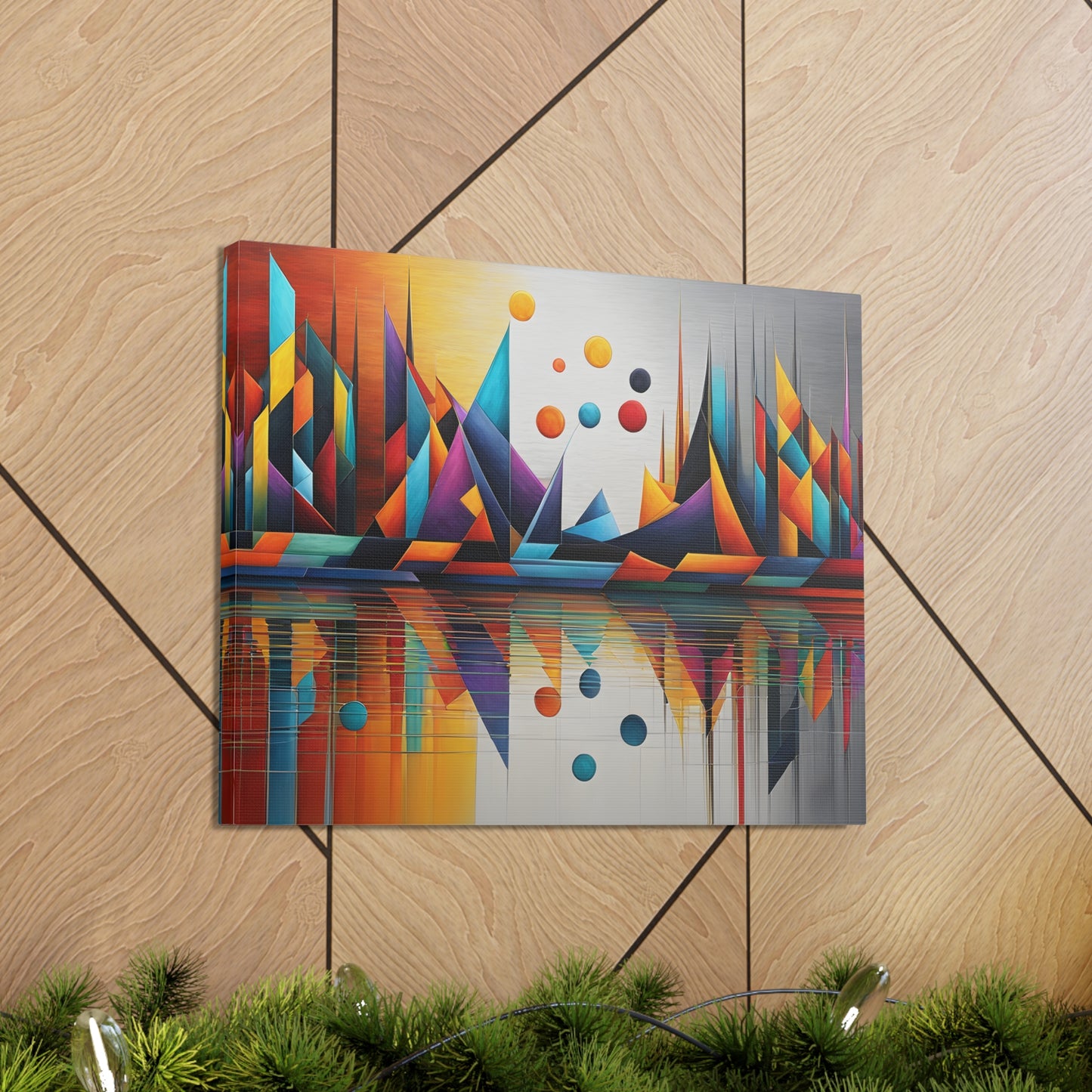 Infinite Reflections: Abstract Wall Décor