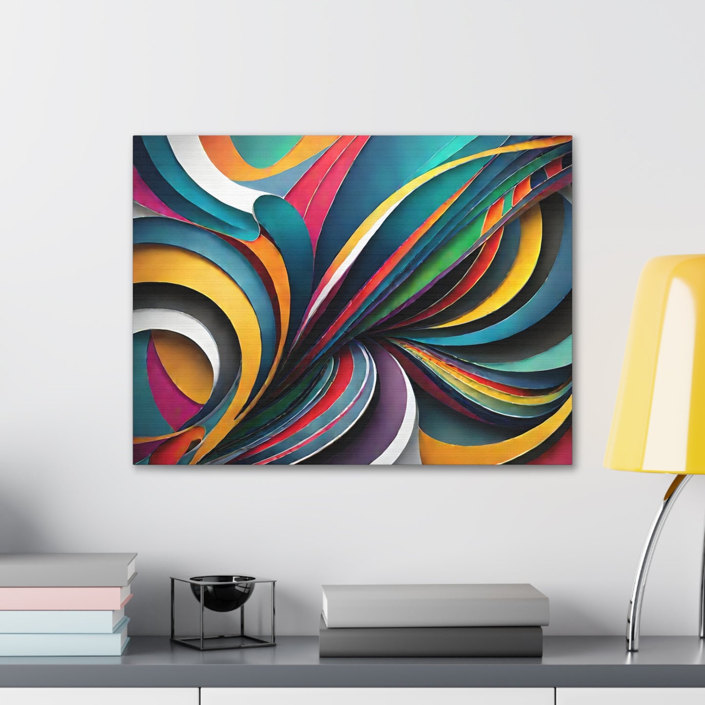 Mystical Cascade: Abstract Wall Décor