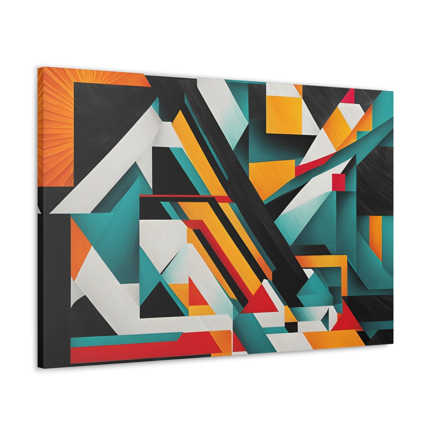 Crystal Pathways: Abstract Wall Décor