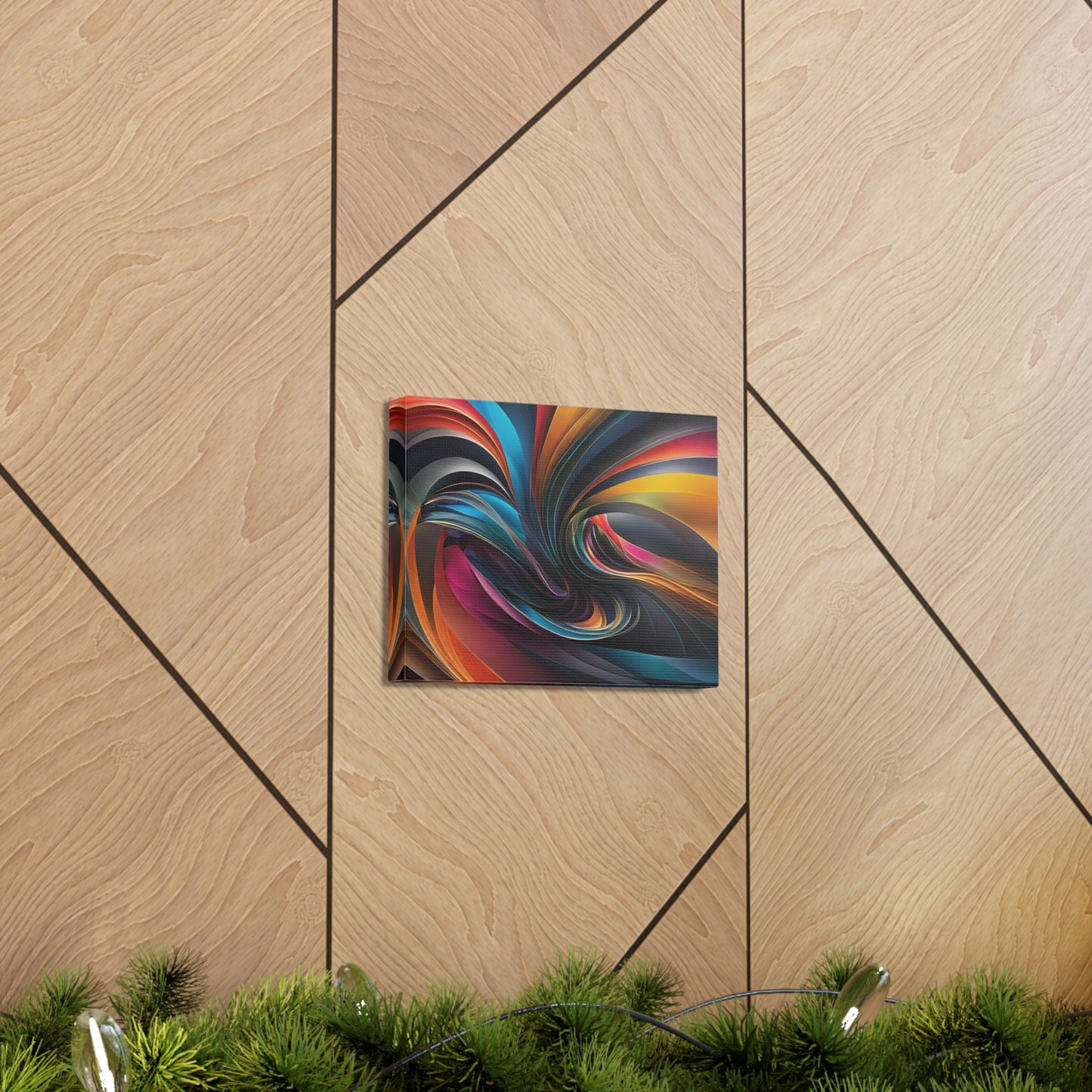 Temporal Waves: Abstract Wall Décor