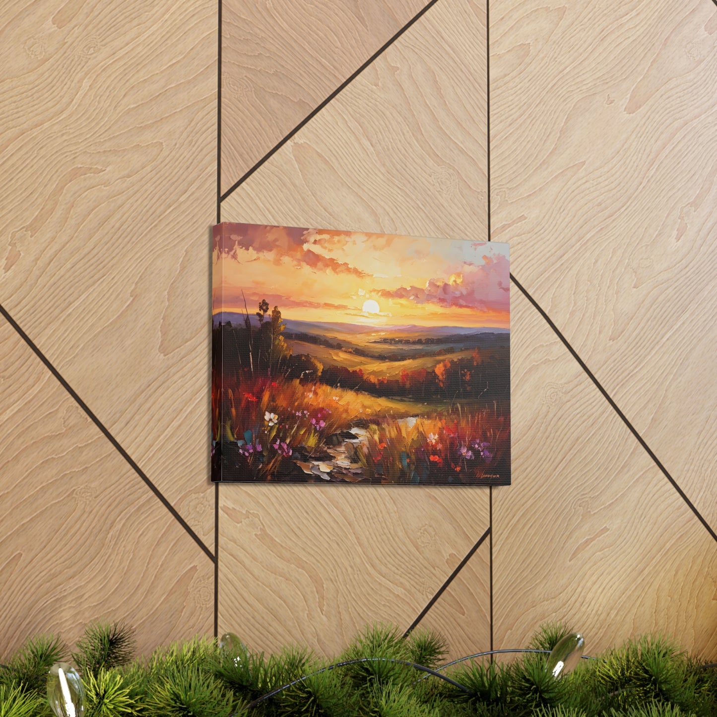 Enchanted Horizon: Classic Oil Painting Wall Décor