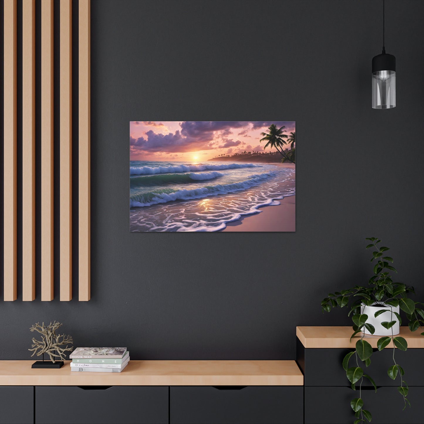 Tropical Sunset: Beach Wall Décor