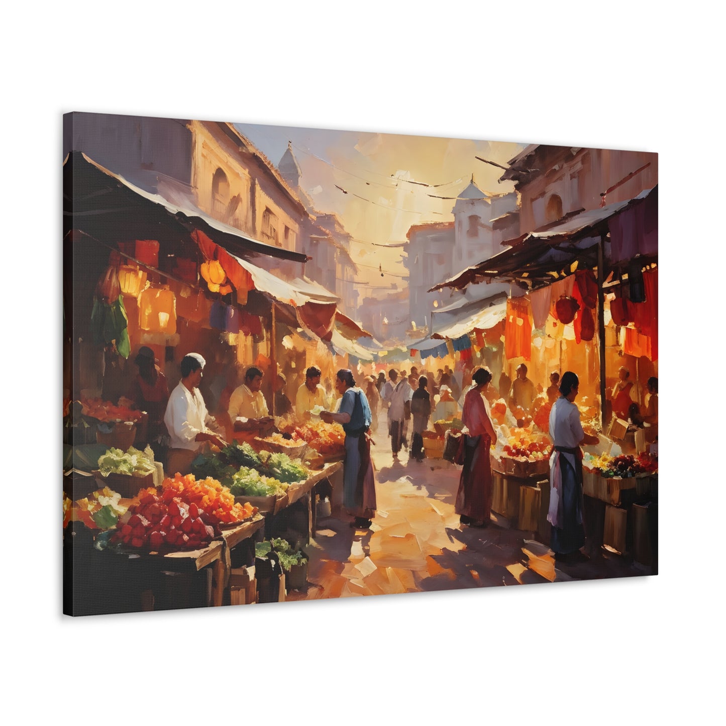 Serene Crossing: Classic Oil Painting Wall Décor