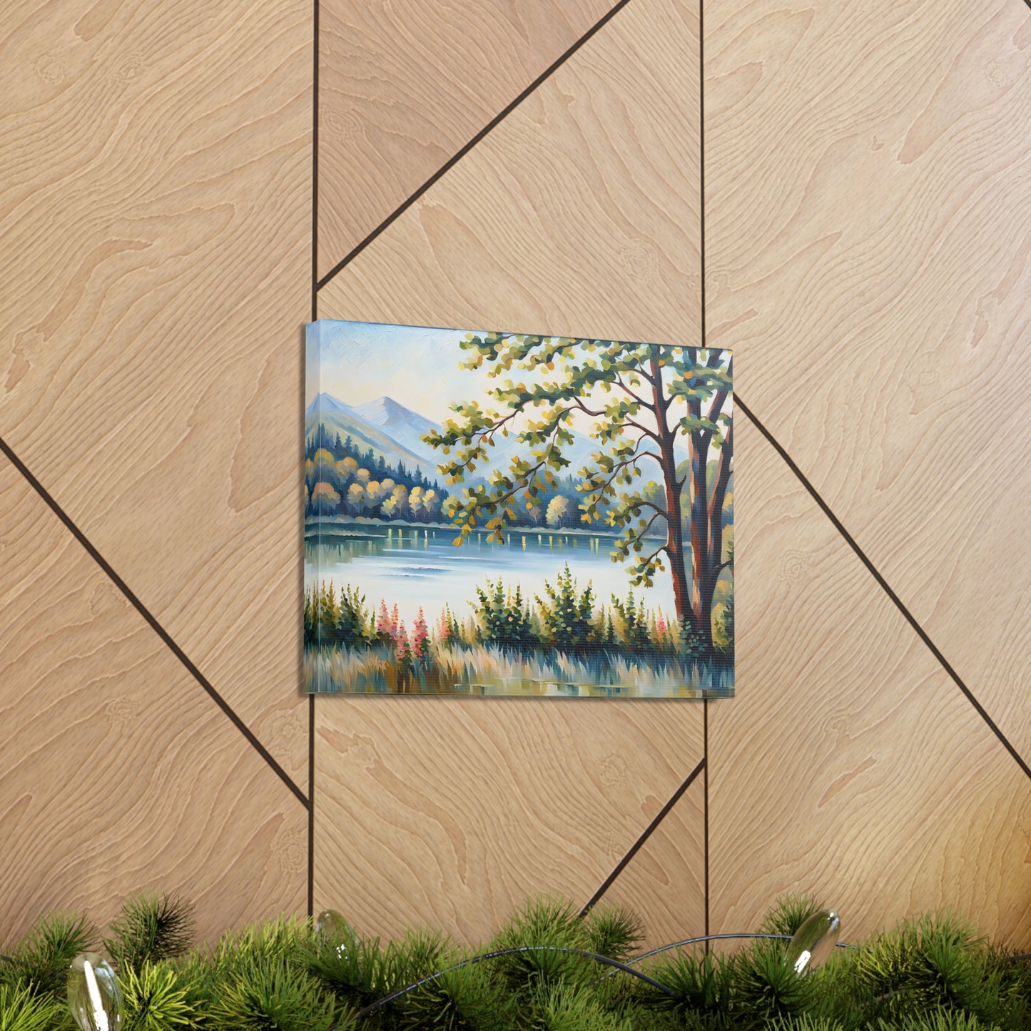 Serene Pastures: Classic Oil Painting Wall Décor