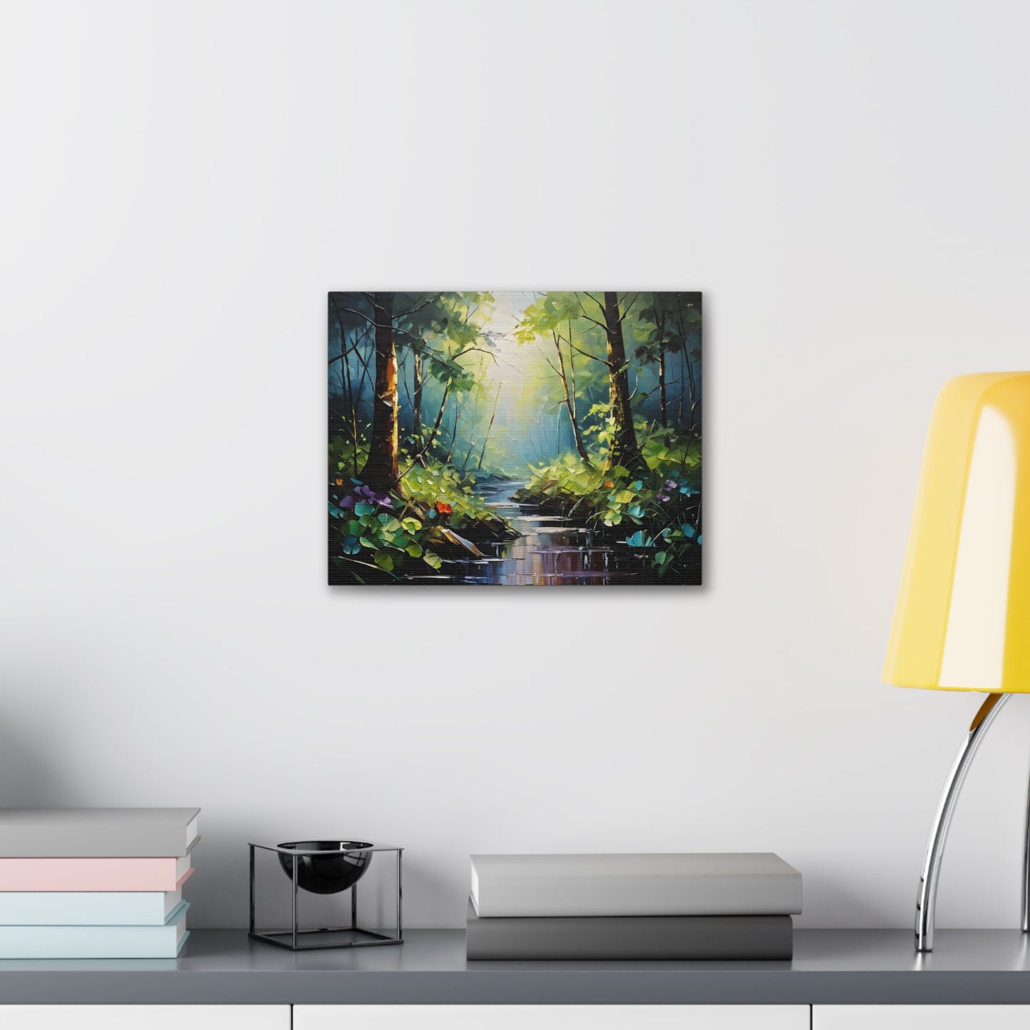 Verdant Glade: Classic Oil Painting Wall Décor