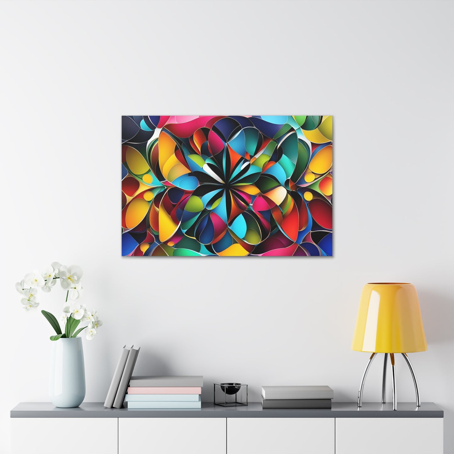 Crystal Serenade: Abstract Wall Décor