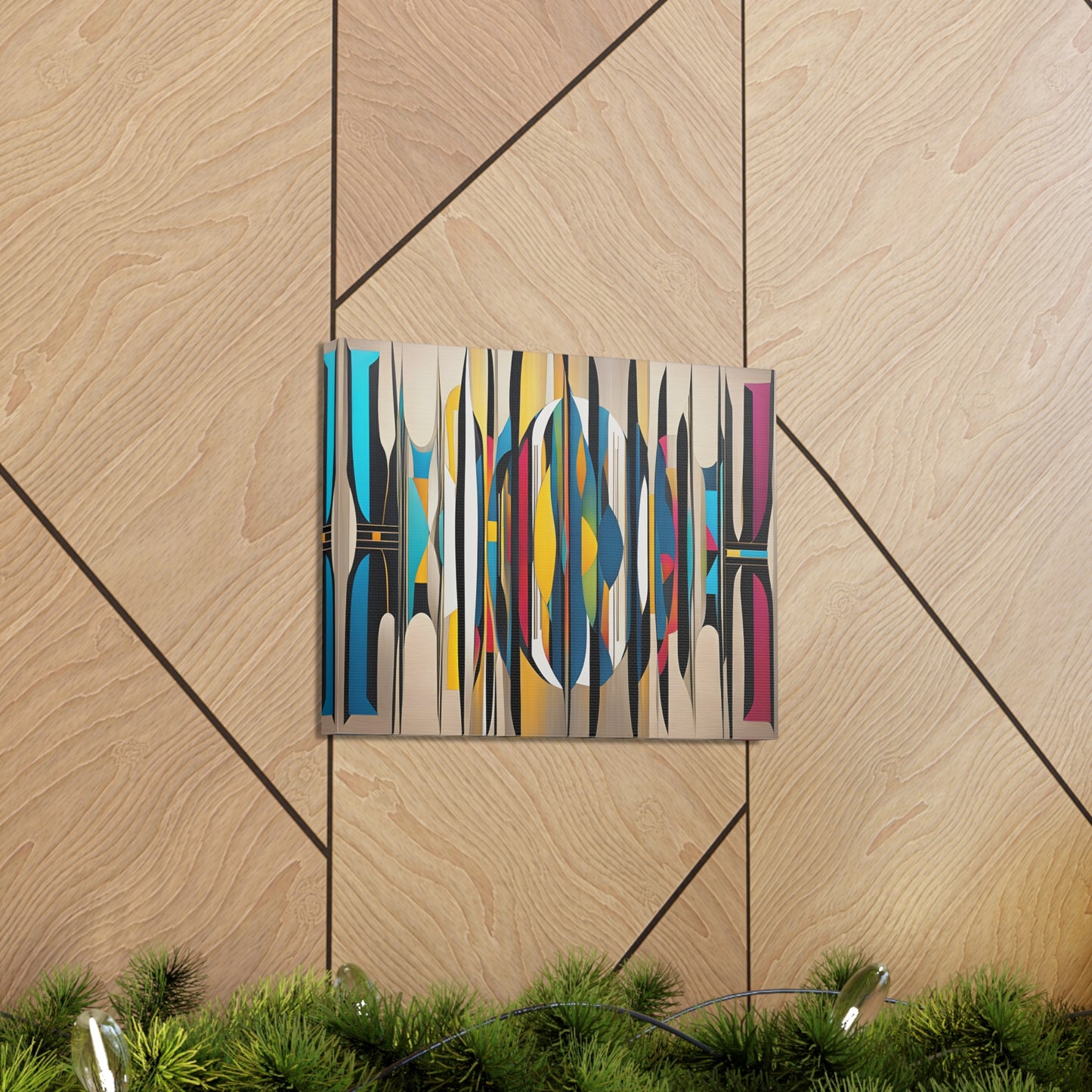 Colors of Language: Abstract Wall Décor