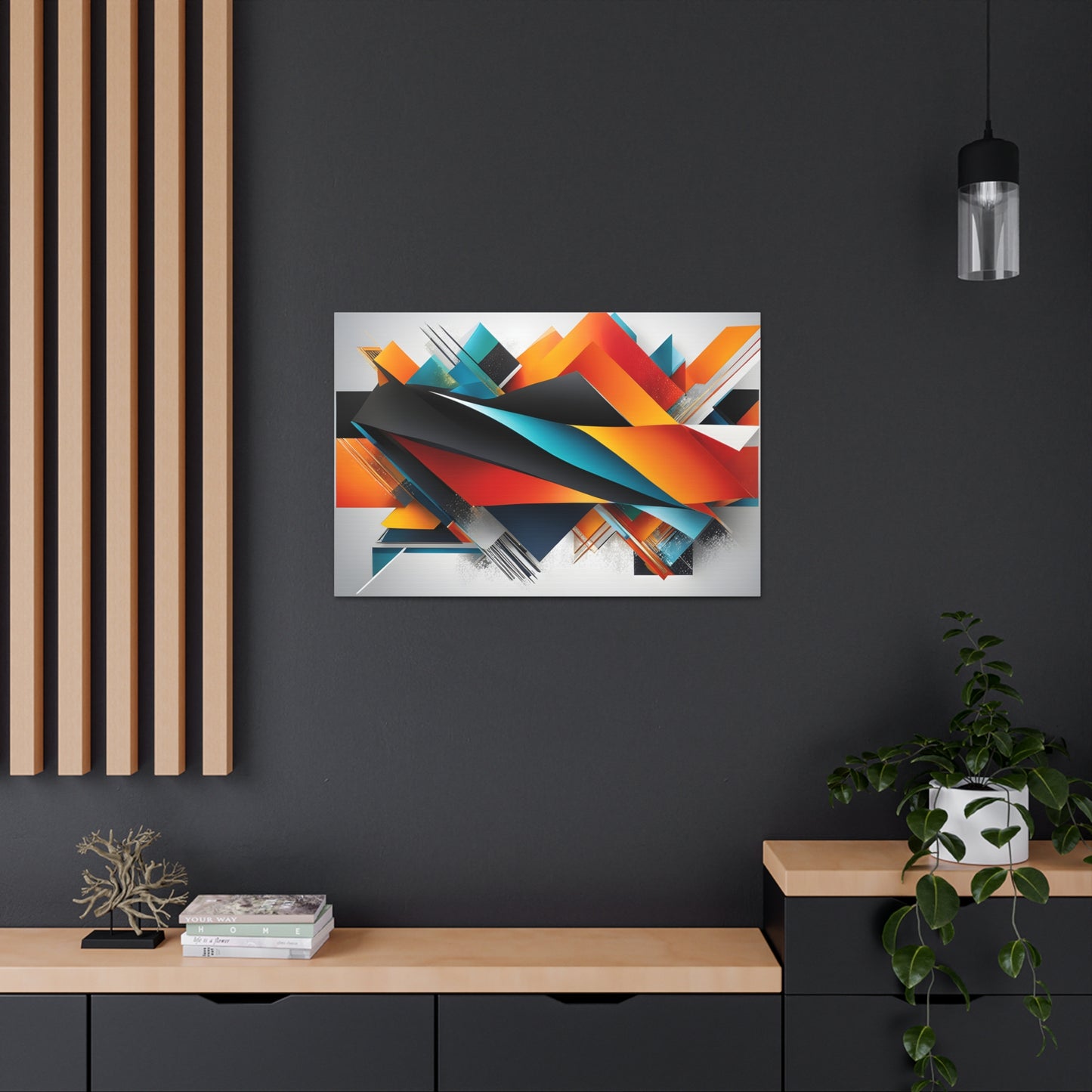 Serene Fields: Abstract Wall Décor