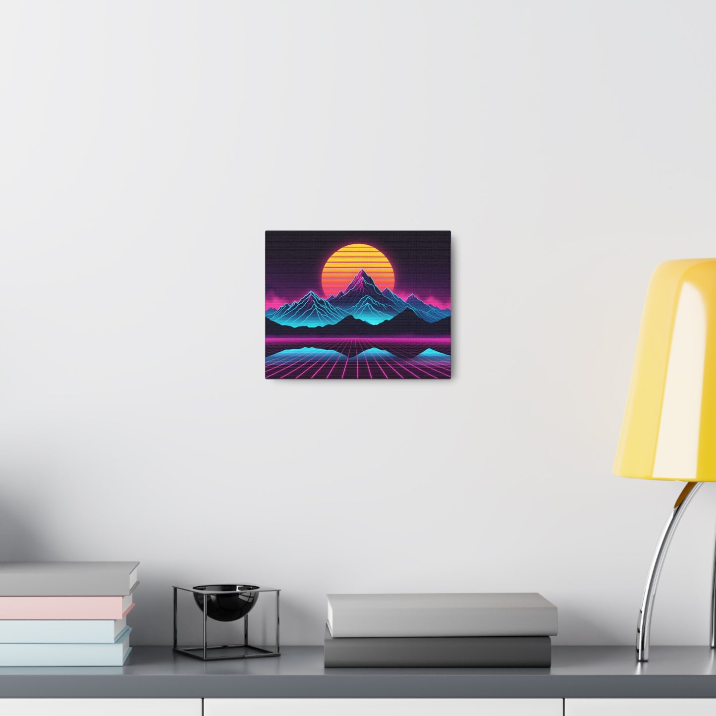 Vaporwave Horizon: Outrun Wall Décor