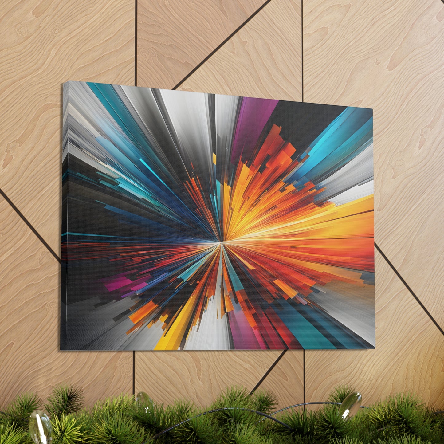 Aurora Symphony: Abstract Wall Décor