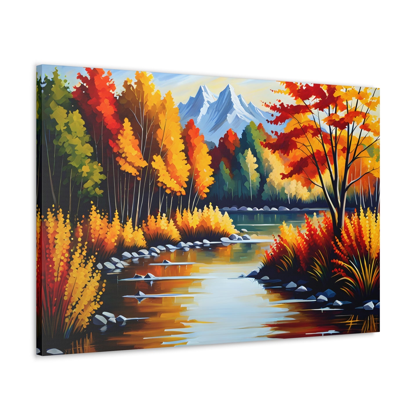 Autumn Hues: Classic Oil Painting Wall Décor