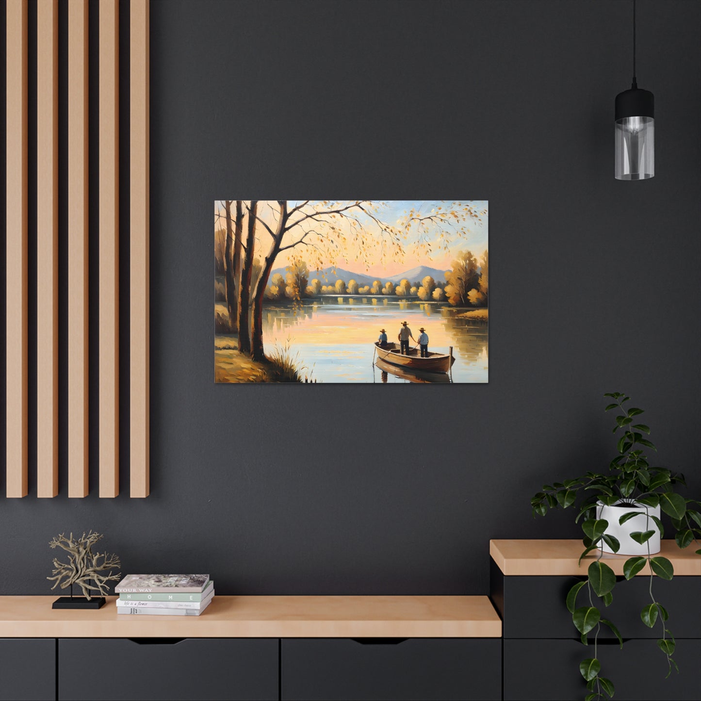 River’s Bend: Classic Oil Painting Wall Décor