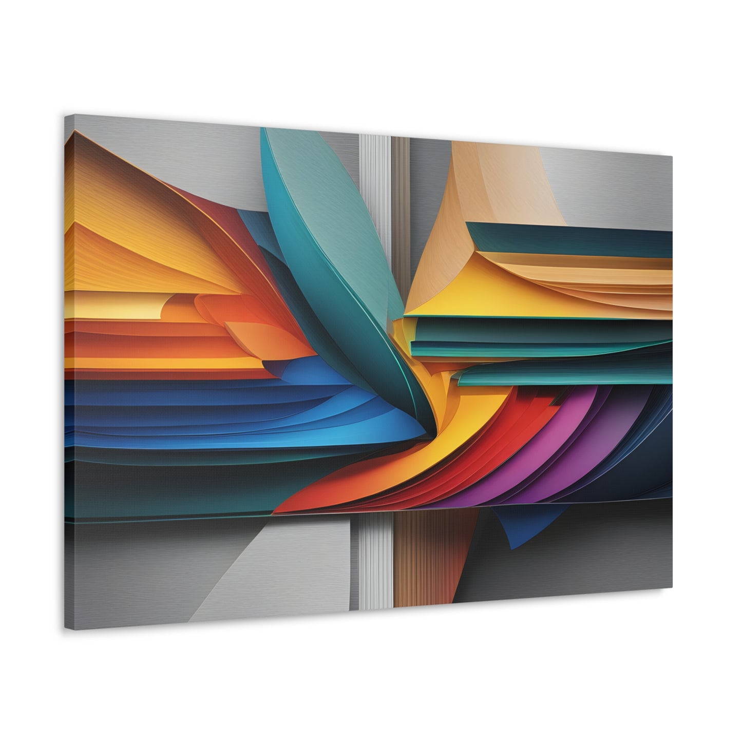 Silken Waves: Abstract Wall Décor