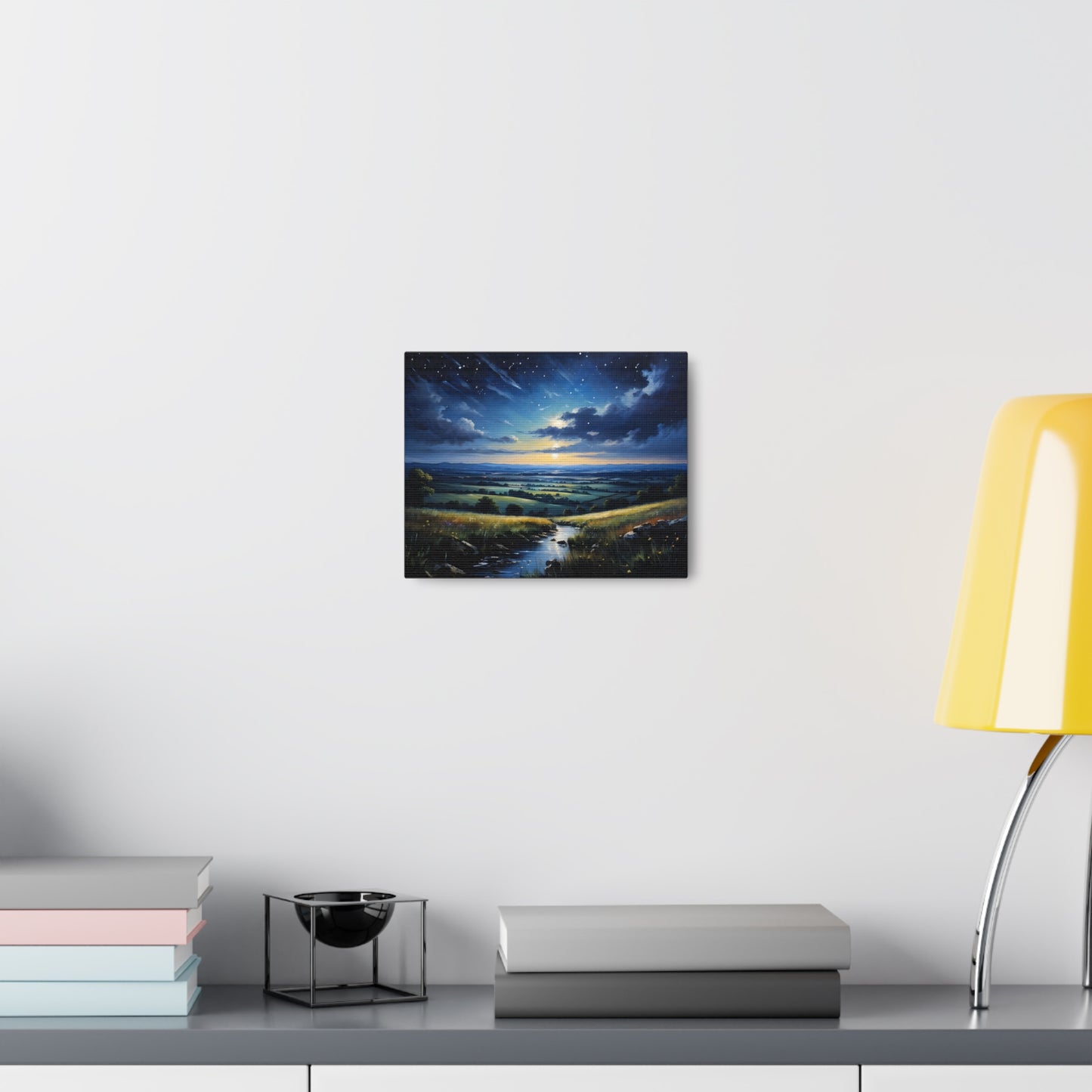 Twilight Meadows: Classic Oil Painting Wall Décor