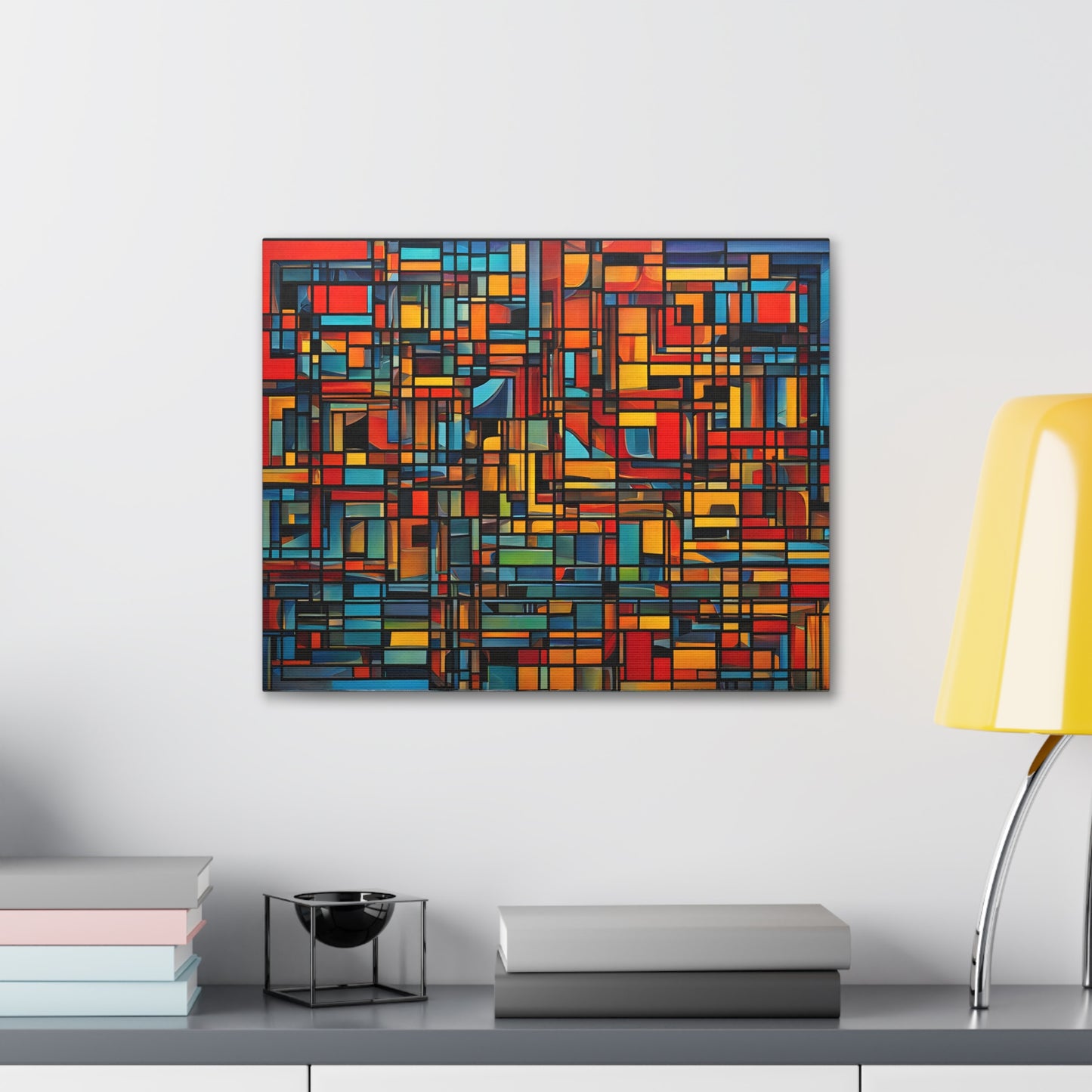 Chromatic Field: Abstract Wall Décor