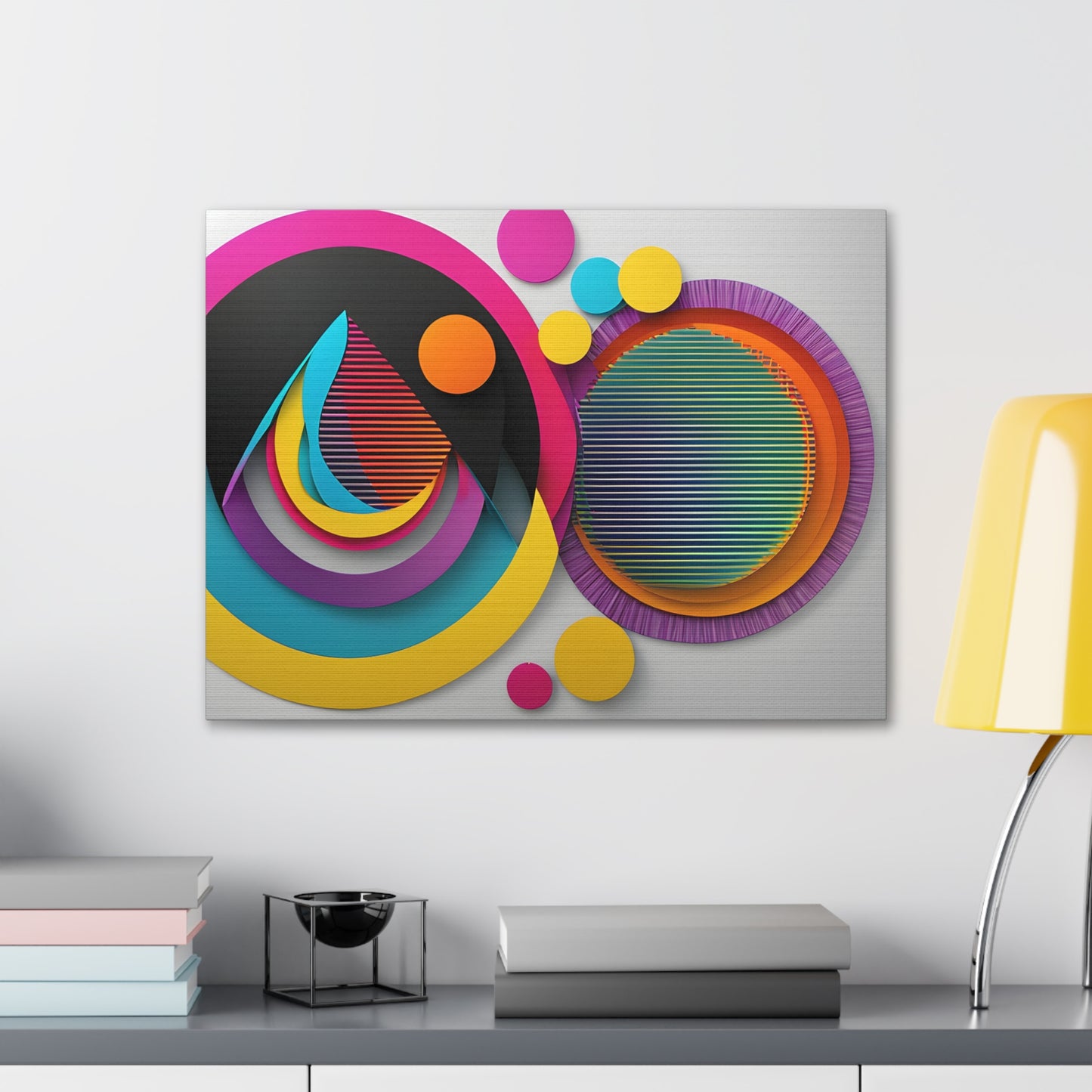 Quantum Harmony: Abstract Wall Décor