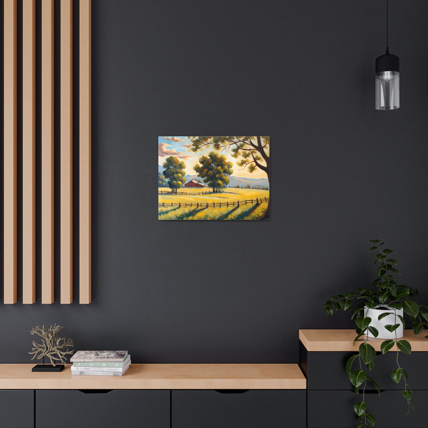 Lush Retreat: Classic Oil Painting Wall Décor