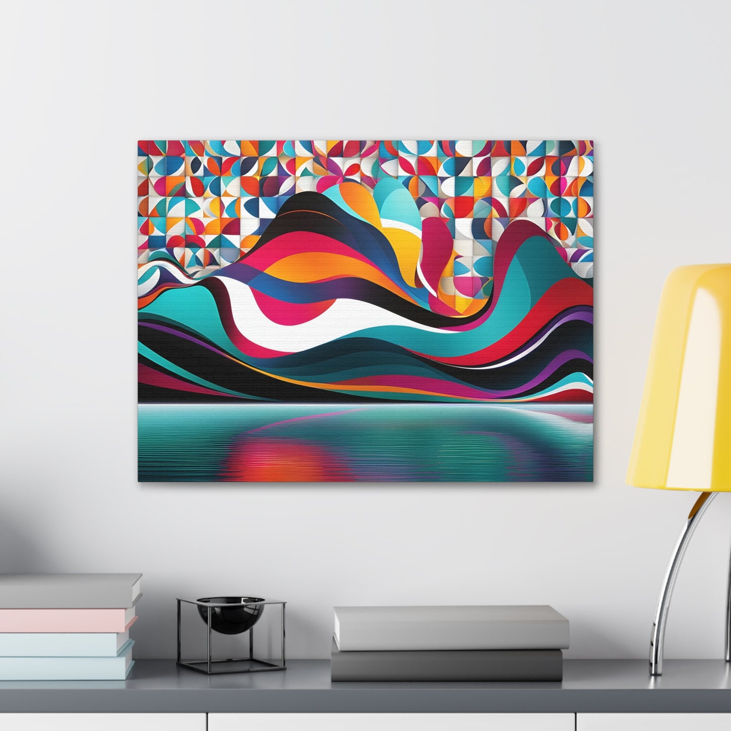 Liquid Reflections: Abstract Wall Décor