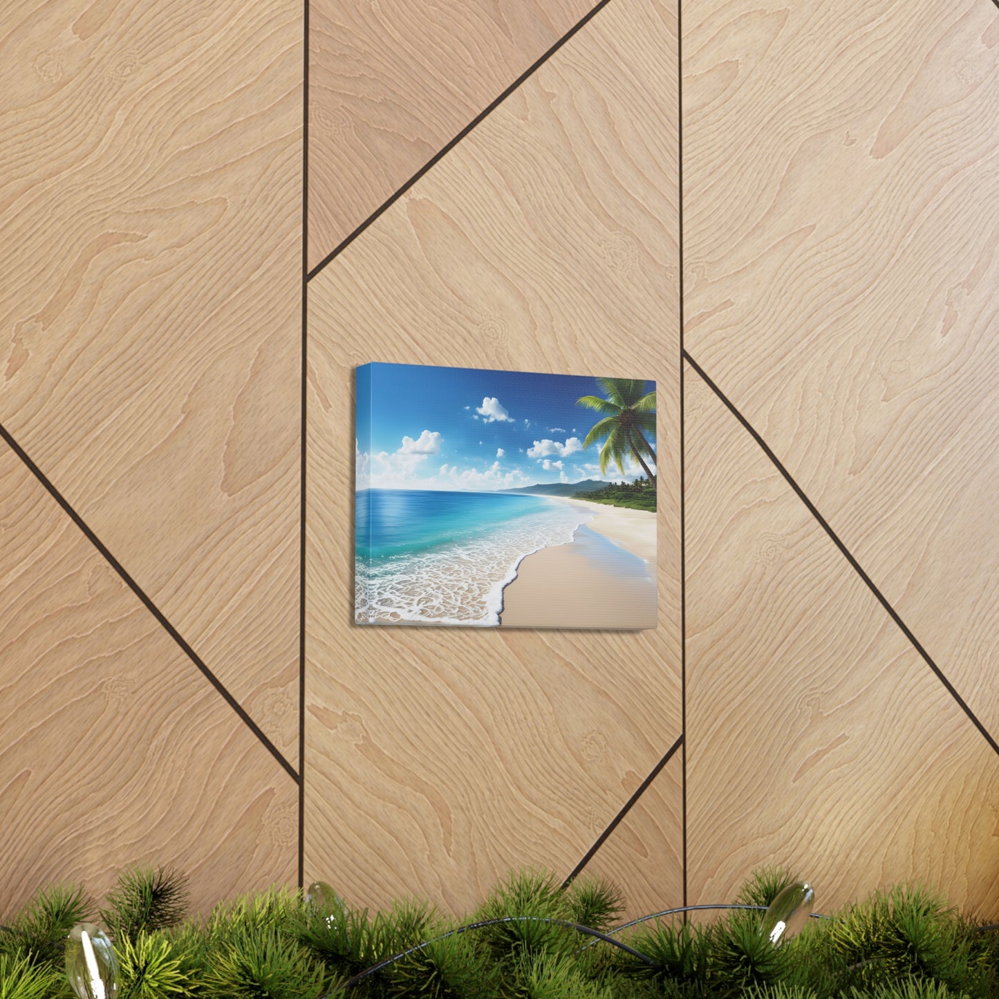 Golden Sands Serenity: Beach Wall Décor