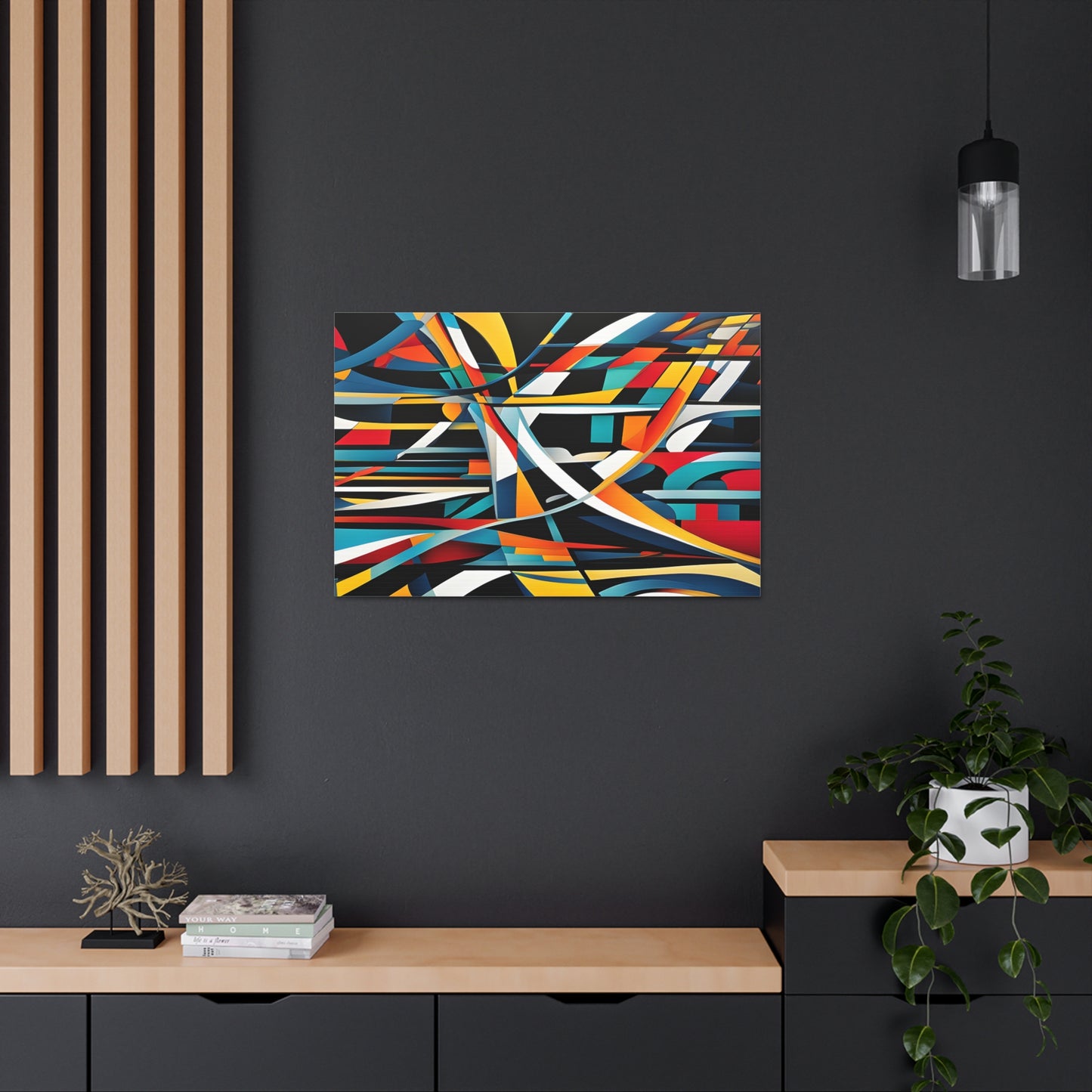 Mystical Reflections: Abstract Wall Décor