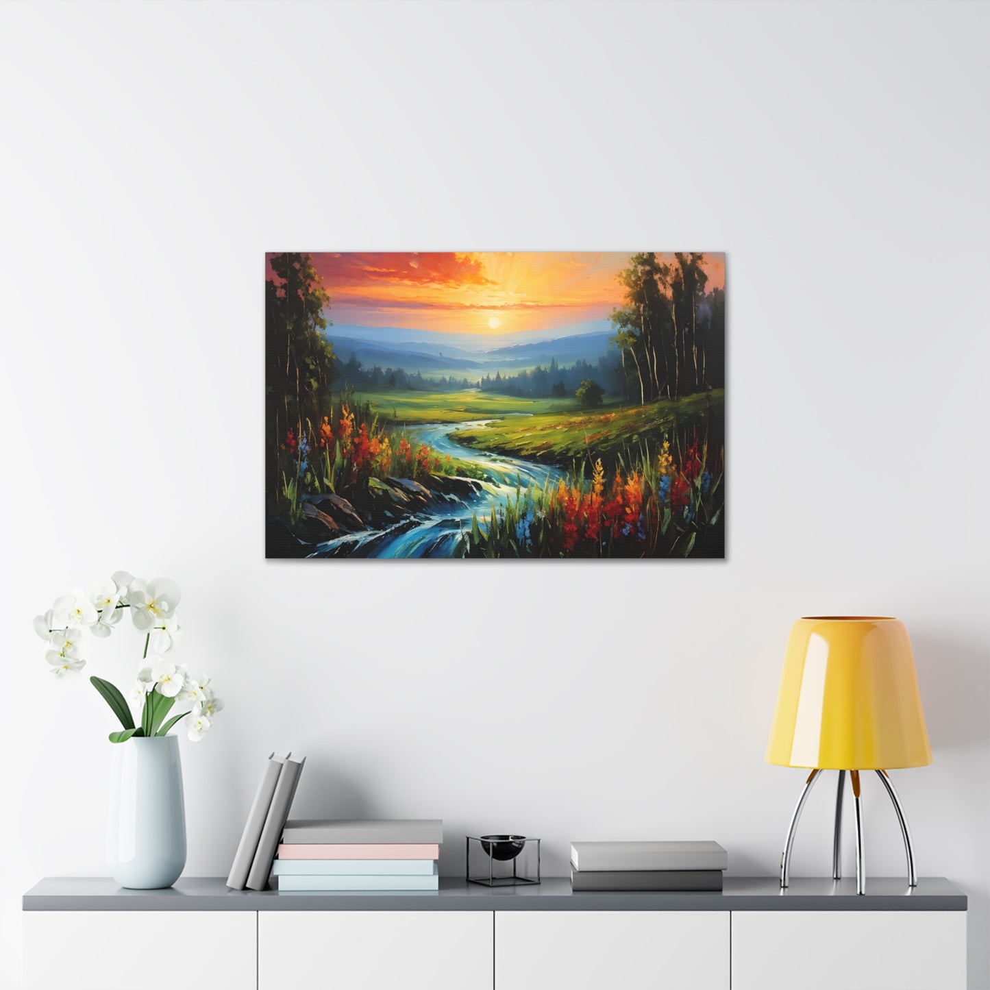 Radiant View: Classic Oil Painting Wall Décor