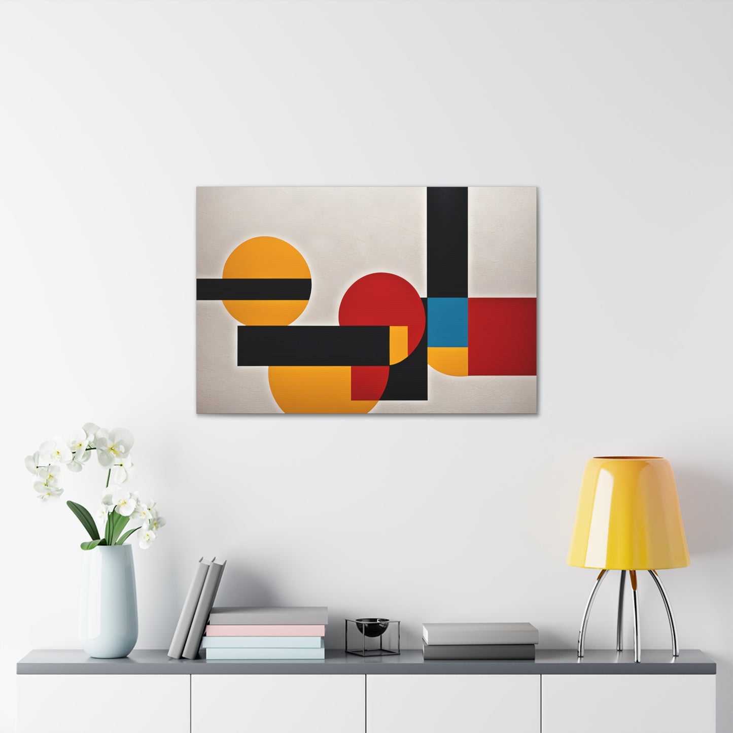 Prismatic Revelry: Abstract Wall Décor