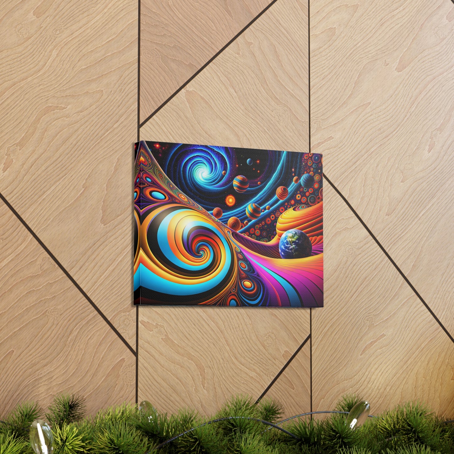 Cosmic Carousel: Psychedelic Wall Décor