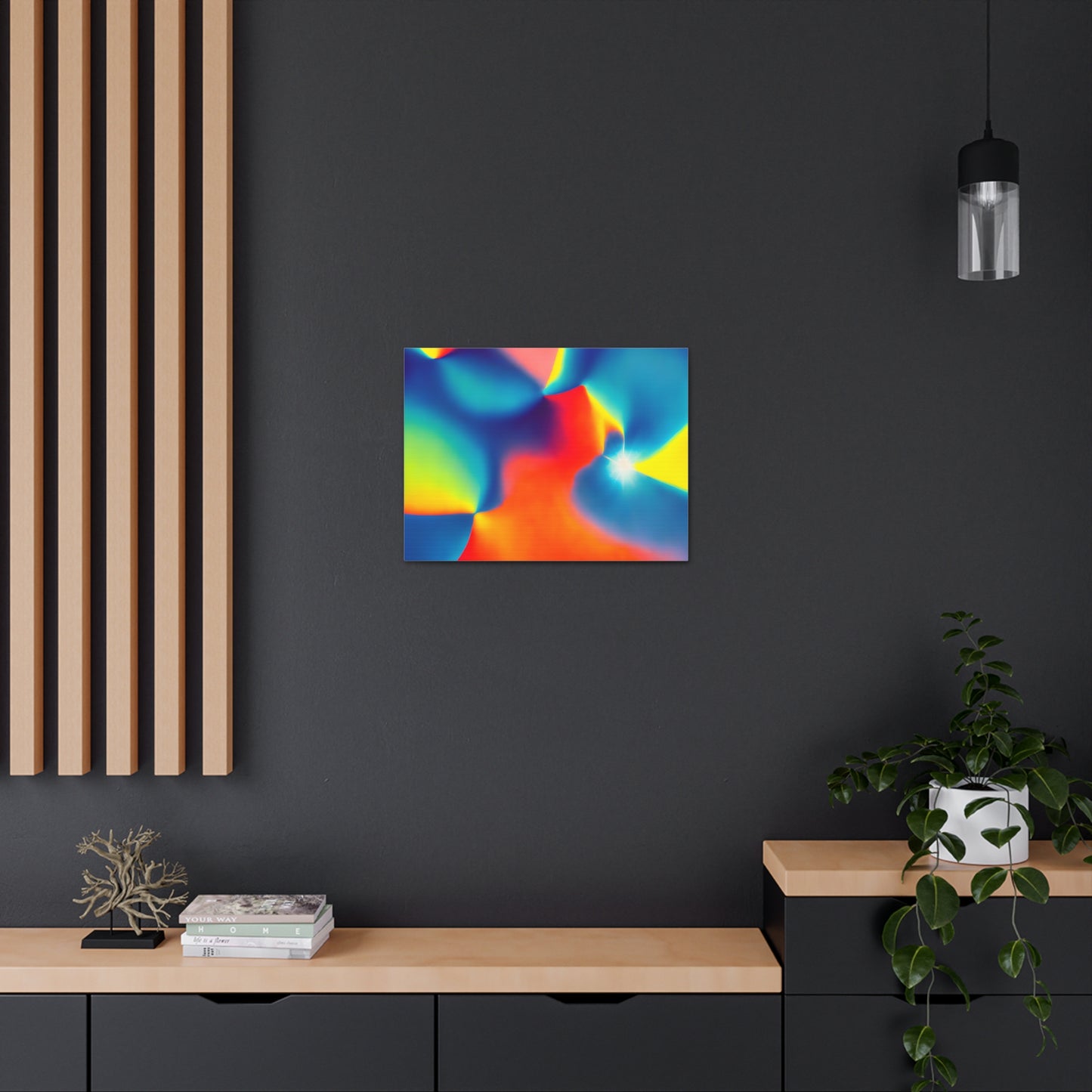 Vibrant Spectrum: Abstract Colors Wall Décor